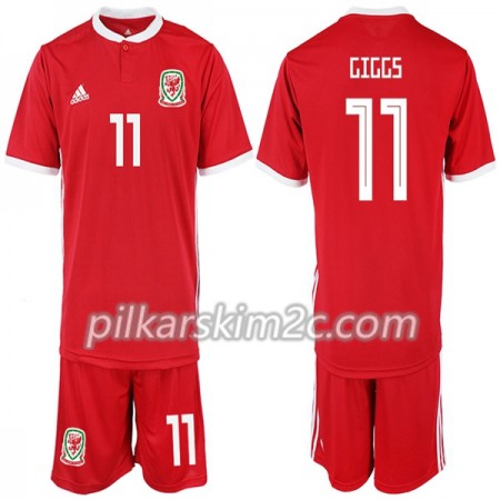 Koszulka Walia Giggi 11 Dziecięca Główna 2018-2019 - Koszulki Piłkarskie